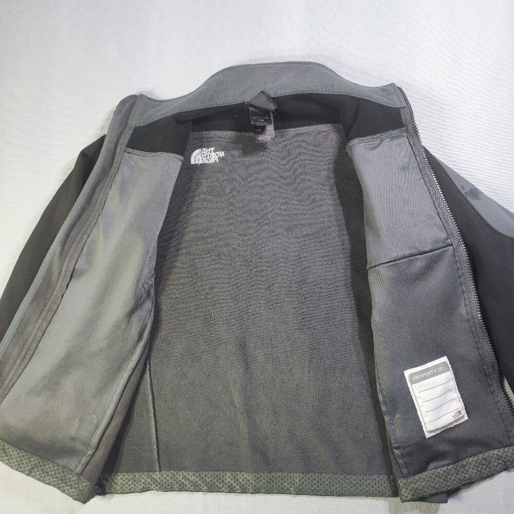 The North Face Apex Softshell Jacket boys youth size M grey - Picture 5 of 16